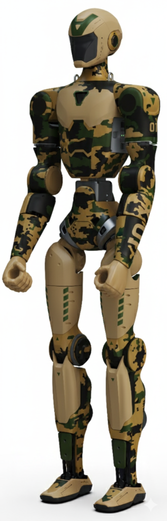 Robot humanoidalny militarny R1