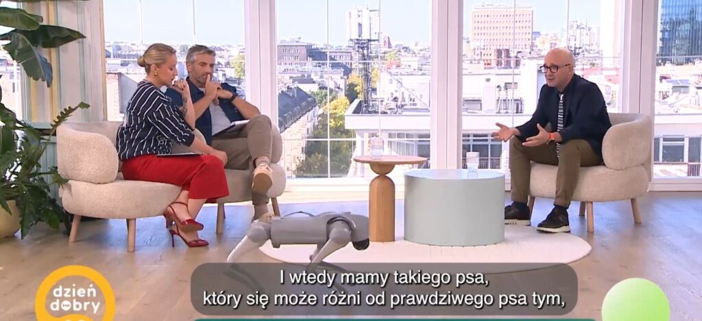 Robot pies w telewizji tvn